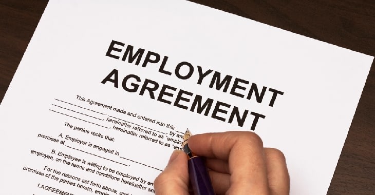 Offence Of Employment Agreements